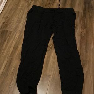 Black flowy pants